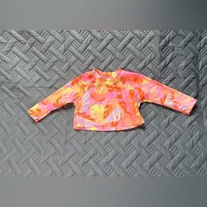 Wonder Nation Pink and Orange Baby Top